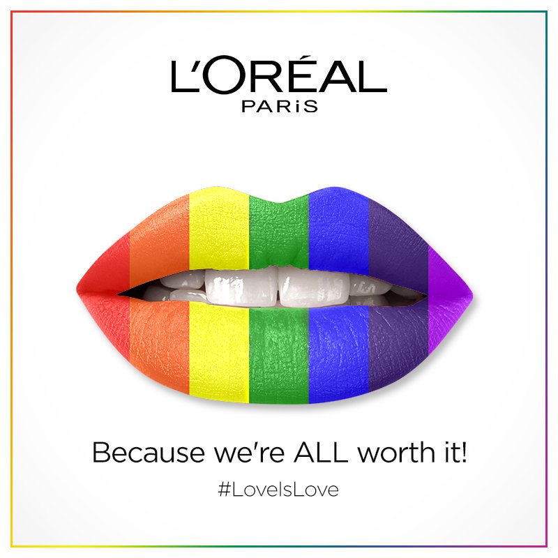 LOreal pink packaging