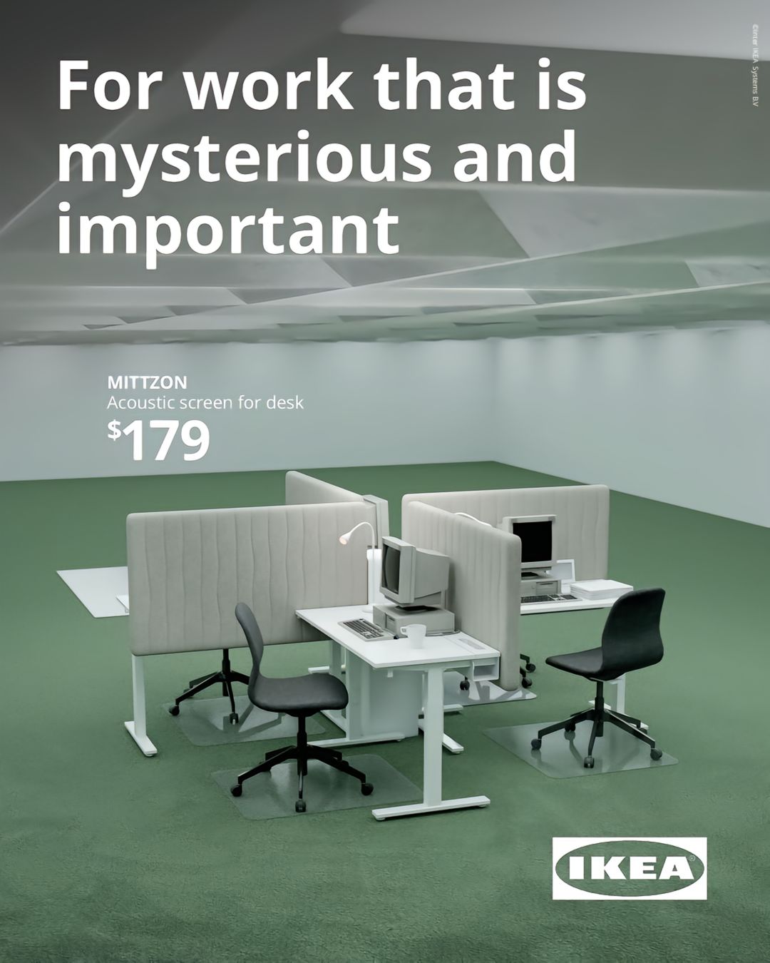 Producto de Ikea Australia inspirado en la serie Severance